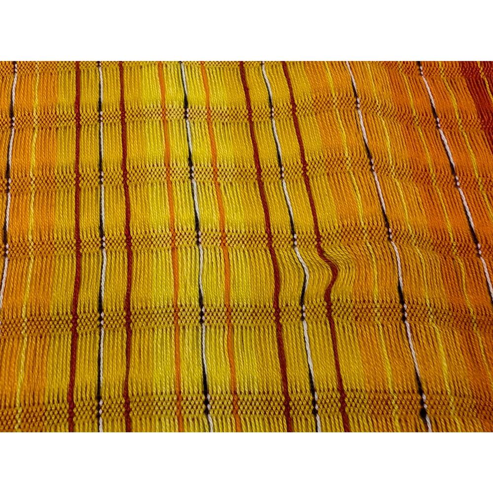 Rainbow Scarf Stripe Red Orange Yellow Purple Woven Rectangular - Picture 7 of 8